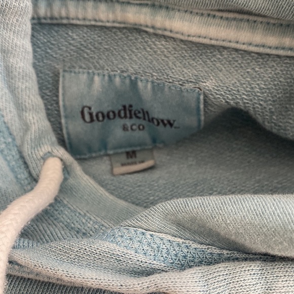 Men’s Light Blue Hoodie - Picture 3 of 3